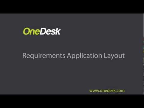 requirements application layout