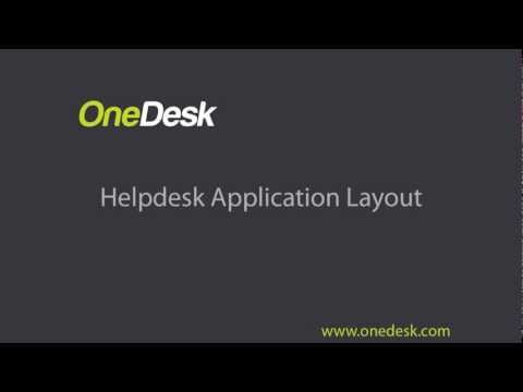 helpdesk application layout