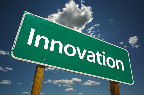 innovation road sign