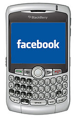 facebook on black berry