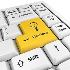 find ideas enter key