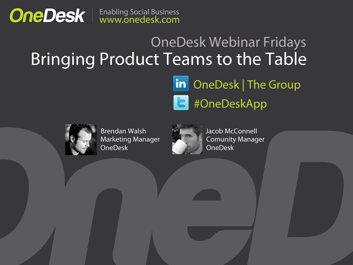 onedesk webinar fridays