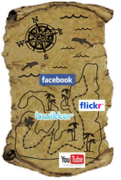 social media treasure map