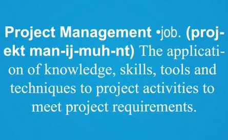 project management definition