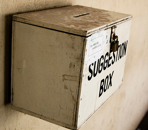 suggestion box