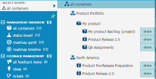 scope selector onedesk