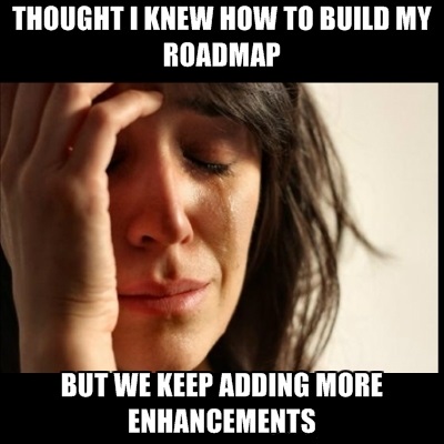 Roadmapping Headaches meme