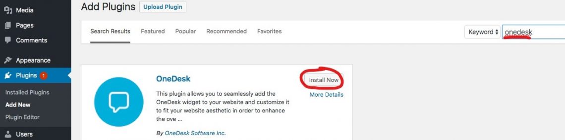 wordpress plugin screenshot