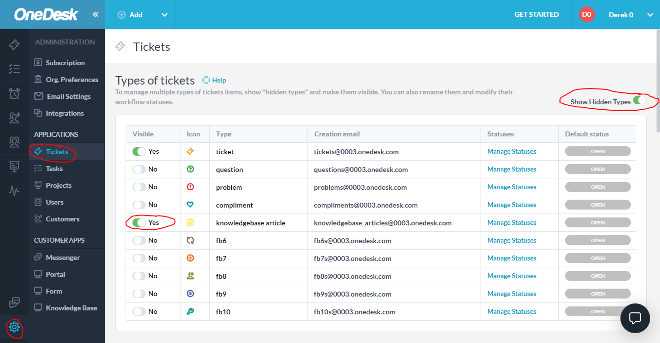 show hidden ticket types