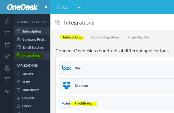 freshbooks integration