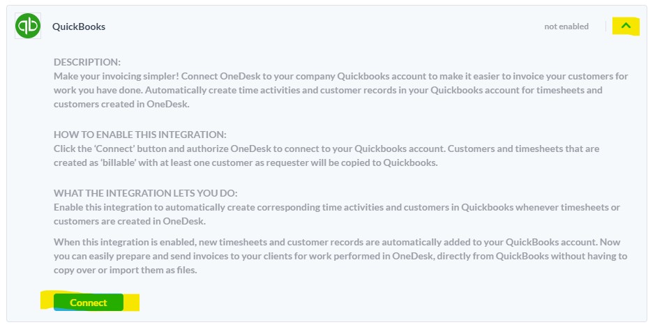 connect quickbooks