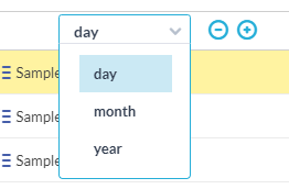 change the gantt time-scale