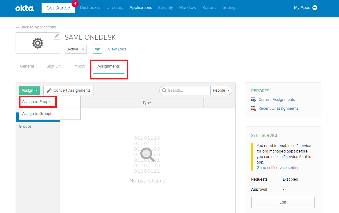 Okta - Activar personas