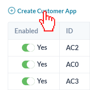 create customer app