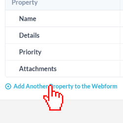 Add another property to the webform
