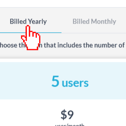 Billed Yearly or Monthly