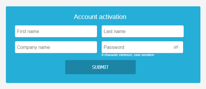 Account Activation