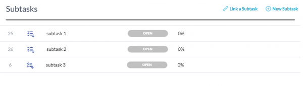 Subtasks