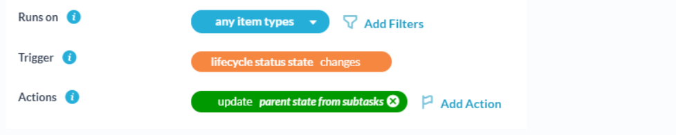 update parent from subtask