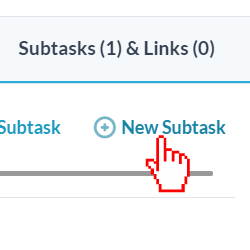 Click New Subtask
