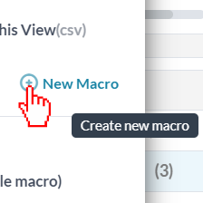 Select New Macro