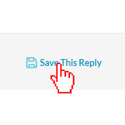 click save new reply
