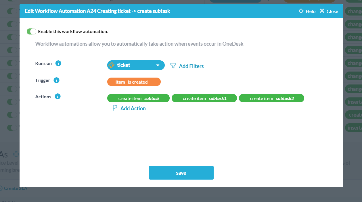 finalized workflow automation