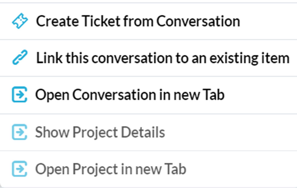 Conversation to Ticket