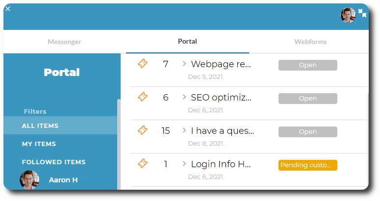 Kundenservice-Portal-App