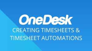 creating timesheets video