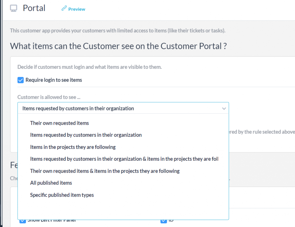 visibilidad del portal