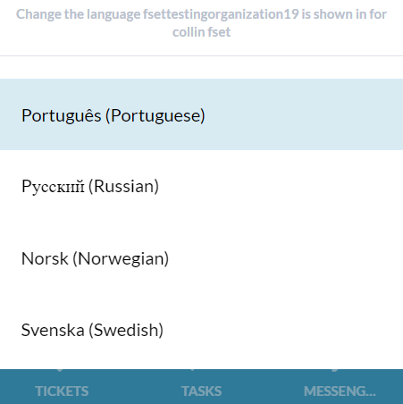  prise en charge multilingue