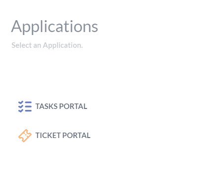 mobile customer portal: ticket and task portals