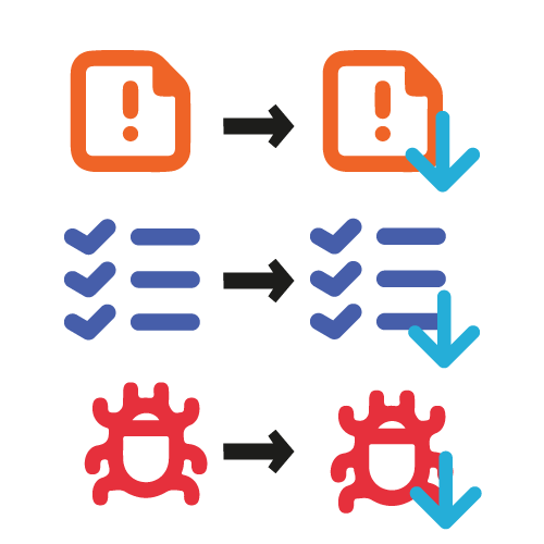 opgave & delopgaver visuel