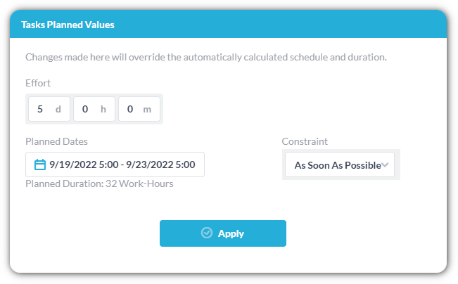 task resource planning