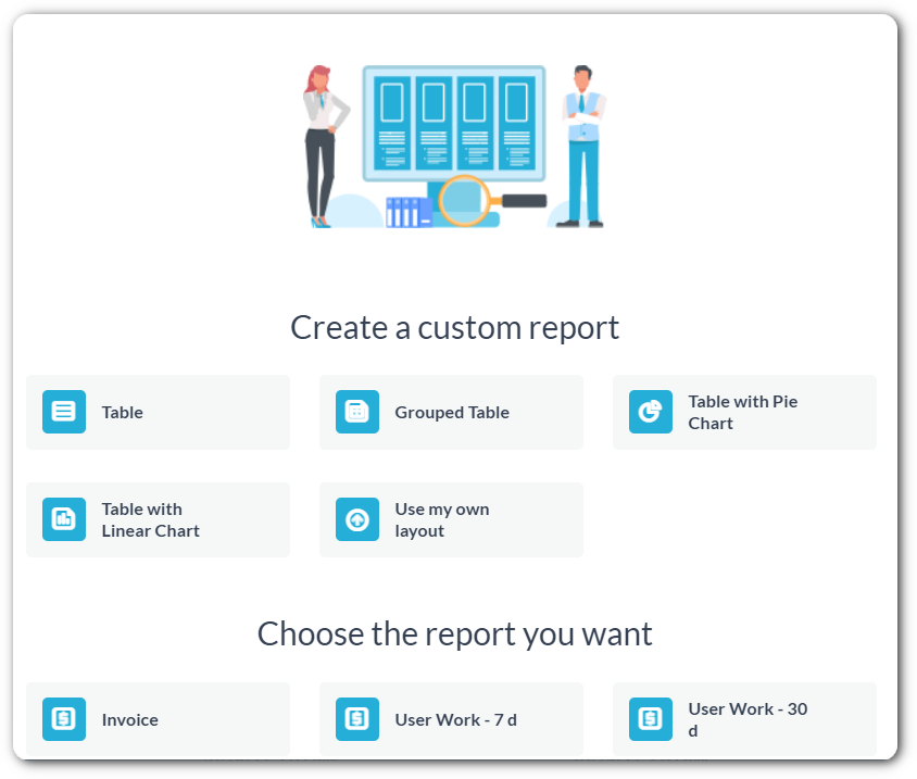 customized reporting