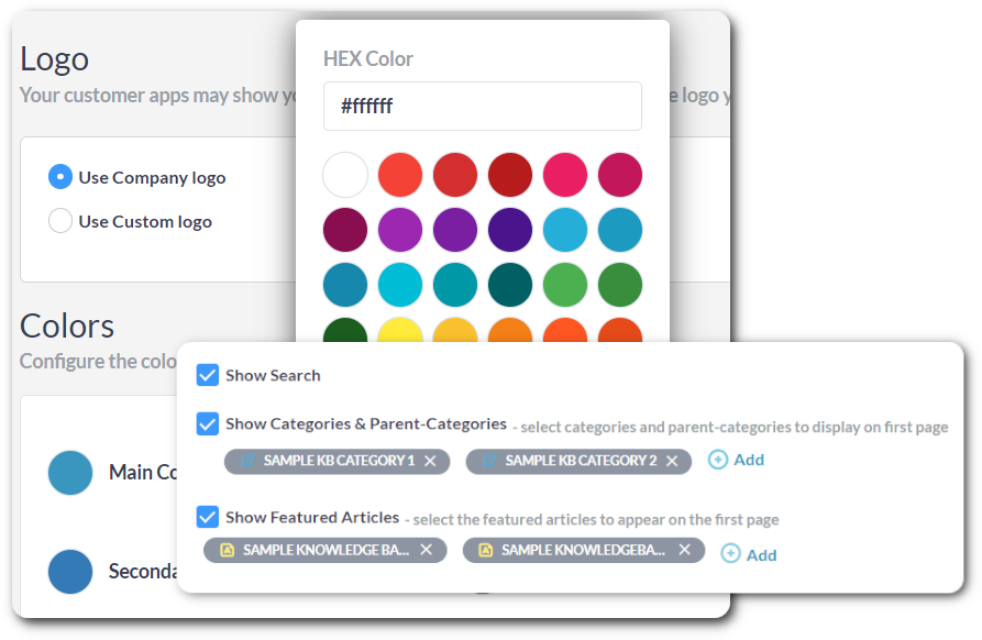 knowledge base customization