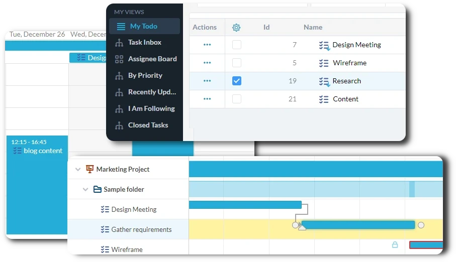 project management software work views